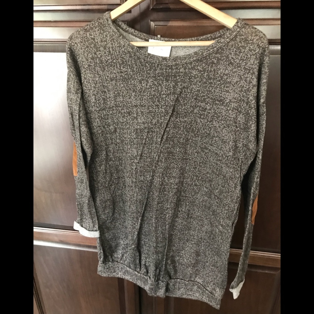 Ella Mara Brn Sweatshirt Tunic Dress. Sz S. NWOT.